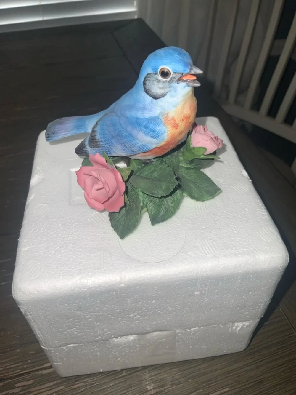 Lenox Porcelain Blue Bird Figurine In Original Box